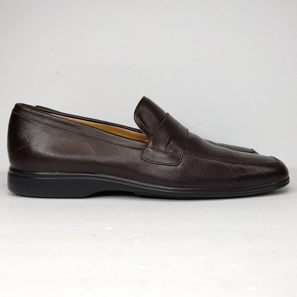 Cole Haan Nike Air Men\'s Brown Leather Office Penny Slip On Loafers Size 11.5 main image 9